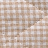beige kariert gesteppt